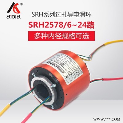 亚鼎电气过孔滑环内径25MM/38MM一体360旋转接头 通电滑环图3