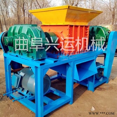 山东废家电机壳双轴撕碎机价格行情