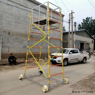绝缘梯车 绝缘高空作业梯车 绝缘材料 恒龙生产图4