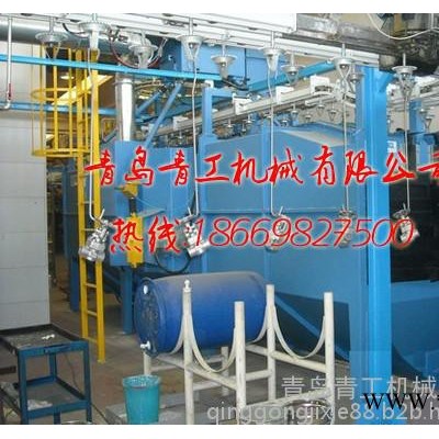 供应青岛青工悬链式抛丸 清理机 |抛丸除锈机 发动机缸体盖 电机壳体 **推荐图4