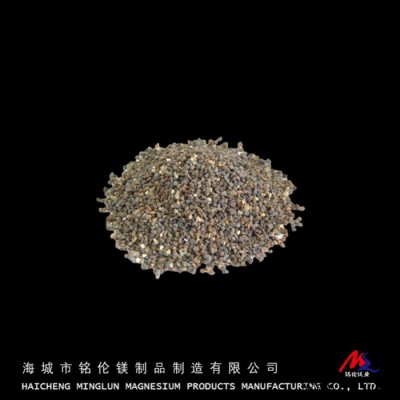 铭伦重烧镁砂 重烧镁砂 辽宁海城重烧镁砂颗粒 镁砂价格烧结镁砂 耐火材料重烧镁砂 高温电气绝缘材料镁砂