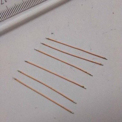 现货单支漆包铜线导线  单支铜漆包线两头上锡加工图3