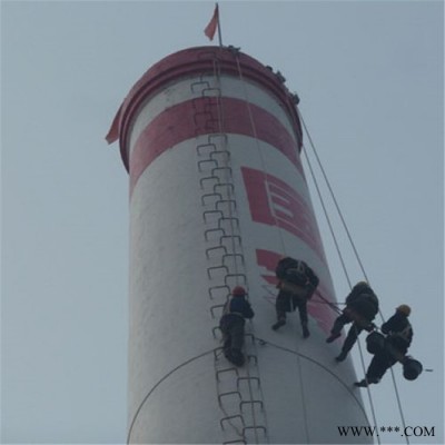【三里港高空】砖烟囱刷油漆公司 80米烟囱刷油漆公司 冷却塔刷油漆公司图8