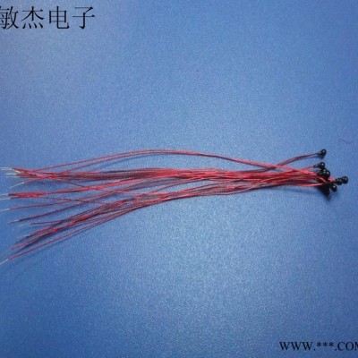 直销供应  环氧树脂漆包线热敏电阻  NTC温度探头 点滴状负温度热敏电阻图2