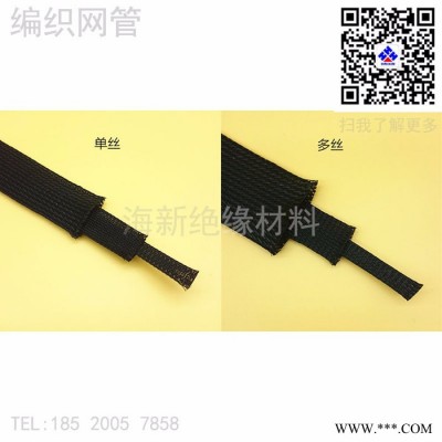 海新绝缘材料网状套管 蛇皮网阻燃编织管图6