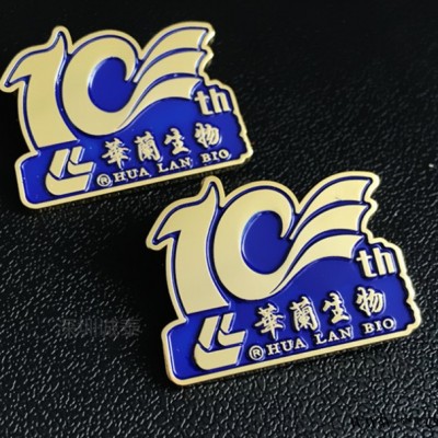 上色金属胸针，上油漆胸章，深圳电镀徽章图6