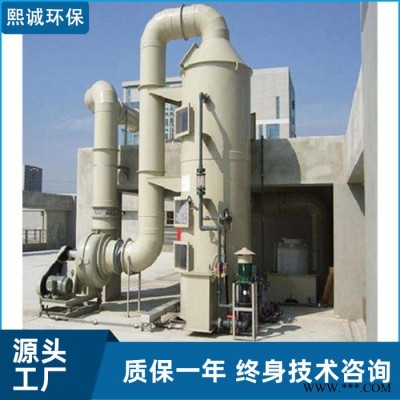 熙诚  串联喷淋塔 油漆废气治理公司 动力波洗涤塔图4