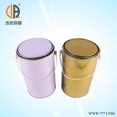 大量供应5L马口铁罐圆形铁罐油漆铁罐化工铁罐涂漆铁桶5公斤油漆铁罐价格实惠图2
