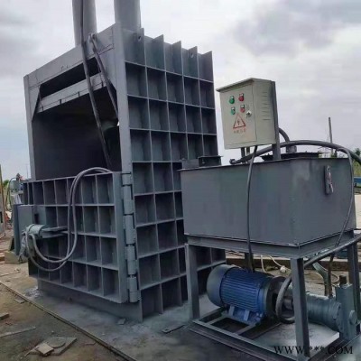 石成金   废弃油漆桶压扁机 编织袋油漆桶打包机 立式废纸箱液压打包机图4