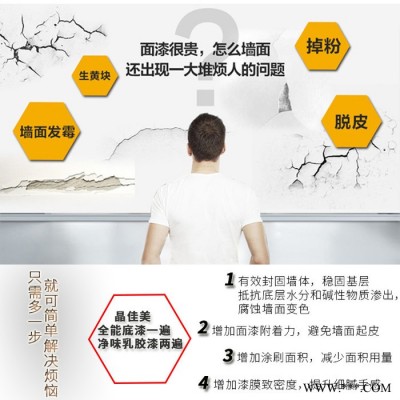 **防霉抗藻二合一全能封闭底漆5KG内墙漆油漆内墙涂料
