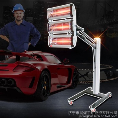 双排汽车油漆烤灯短波红外线烤漆机钣金喷漆移动式高温烤灯图5
