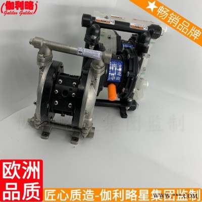 水水溶性油漆四氟双双头双氧水塑料气动输送隔膜泵图5
