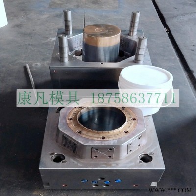 供应pp塑料油漆桶模具 黄油桶模具 百乳胶桶 化工桶定做模具图2