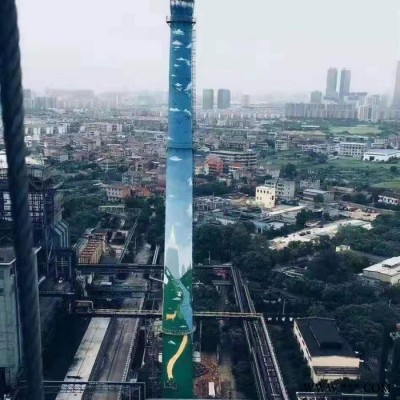 明昇 承接烟囱油漆防腐 烟囱内壁防腐 施工保证质量图4