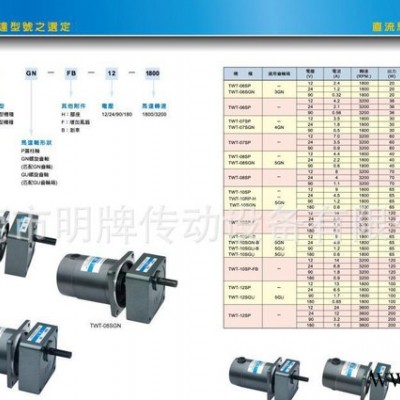 TWT直流电机 DC24V 1800转东炜庭直流调速电机东炜图2