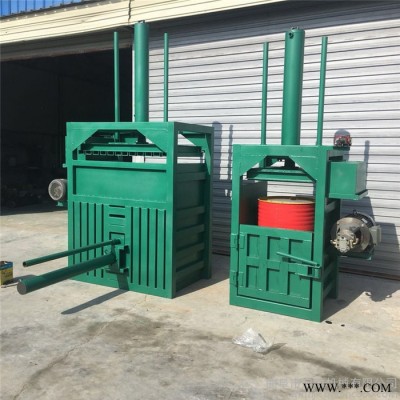 潍坊油漆桶专用挤扁机 启航编织袋打包机 电动式油漆桶打包机图5