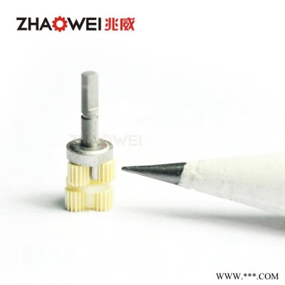 定制3v-24v便携式小型榨汁机微型直流电机低噪音齿轮减速器马达图2