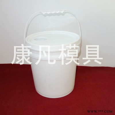 供应浙江台州黄岩模具厂，5公斤涂料桶模具，塑料油漆桶模具图2