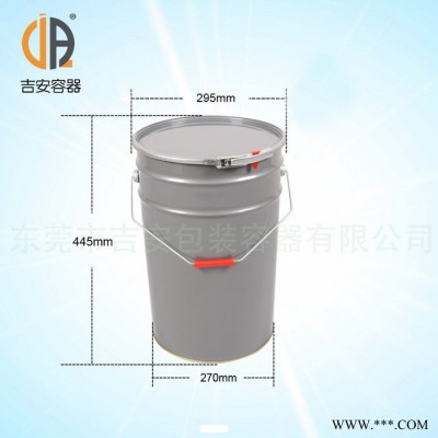 现货供应27升铁桶 内涂漆花兰桶 马口铁桶 铁罐 油漆桶图5