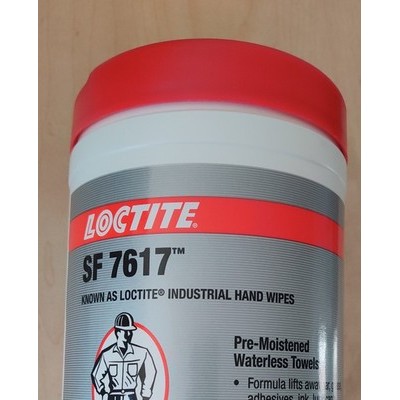 loctite乐泰SF7617 34943工业手擦纸巾桔味油脂腊油墨漆焦油清洗 去除焦油，油脂，蜡，墨水，油漆，润滑剂和图1