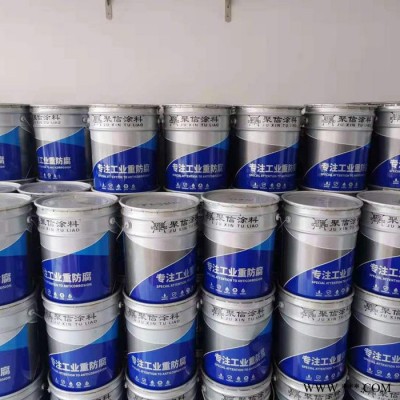 聚信涂料 丙烯酸防腐面漆双组分丙烯酸铁红金属防锈面漆银粉漆钢结构户外可定制颜色油漆 **图6