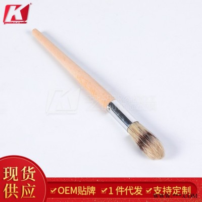 厂家批发圆头油漆刷木柄施工扫灰猪鬃刷装修艺术涂料纹理水性毛刷专业毛刷图3