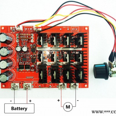 9-50V 60A 3000W PWM控制器 直流电机 泵 调速器 脉宽调速器图2