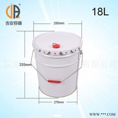 供应JAPC品牌18L/20L马口铁桶花兰桶 内涂漆油漆桶带机油嘴图2