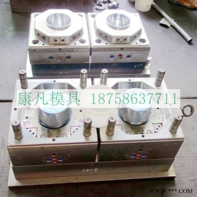 薄壁塑料包装桶模具  食品桶 油漆桶模具专业设计制造图1
