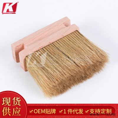 基士博 k牌艺术涂装工具 猪鬃刷 艺术涂料油漆乳胶漆猪毛刷装修工具批发图5