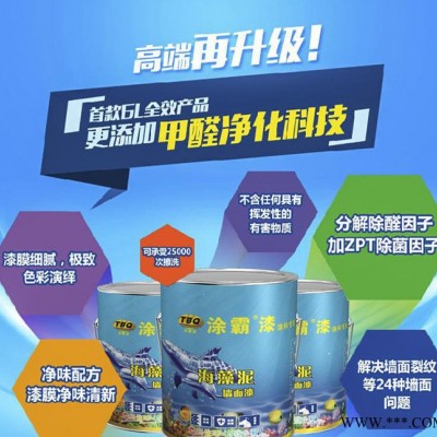涂霸漆 内墙涂料 室内涂料 乳胶漆 涂料 油漆 海藻泥 可调色