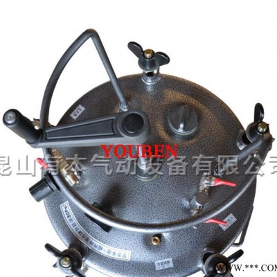 手动压力桶 60L定制压力桶 不锈钢压力桶 碳钢压力桶 油漆搅拌桶图2