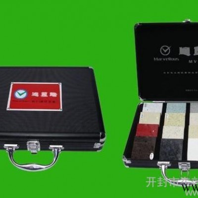 供应惠河铝箱ls-01 油漆木盒 石英石人造石色卡箱图2