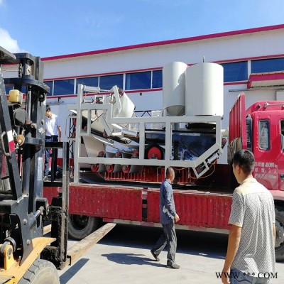 混凝土污泥处理设备  带式压滤机   油漆污泥处理设备  真空带式压滤机   厕所污泥处理设备图3