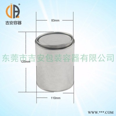 1L圆形铁罐透明光油铁罐1公斤油漆铁罐化工铁罐1升马口铁罐价格实惠图5