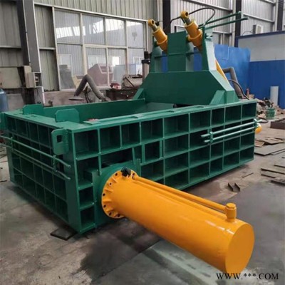 液压废旧金属压块机 小型卧式铁屑油漆桶铁皮铝合金压缩打包机图2