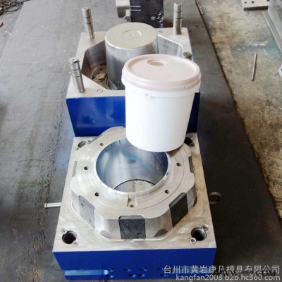 供应塑料油漆桶模具，注塑桶模具 10升包装桶模具油桶 9.5公斤防冻液桶开模具价格图5