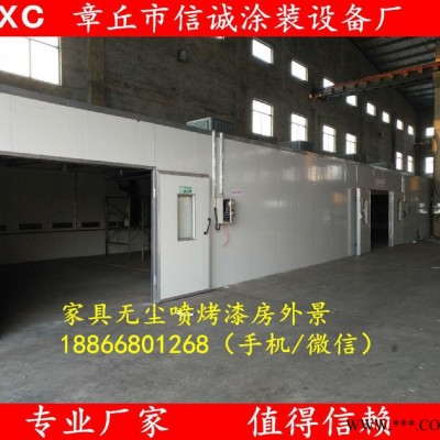 水帘喷漆房-家具无尘喷漆房-家具厂设备-木门展柜喷漆房-面漆房-油漆房-信诚牌家具喷漆房价格图2