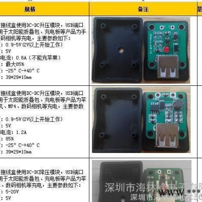 USB稳压器，升压器，降压器，稳压器，多路USB太阳能包稳压器图1