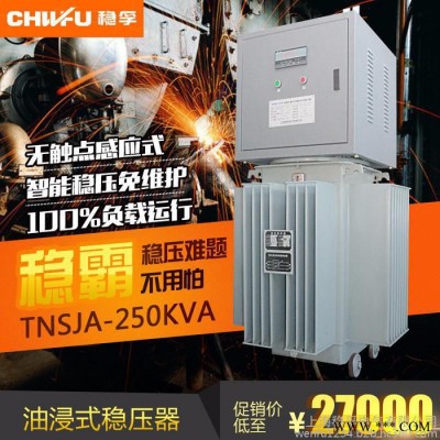 稳孚TNSJA-250KVA三相油浸式大功率稳压器380V隧道设备升压器 三相大功率