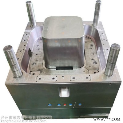 现货包装桶模具 25升方桶模具塑胶桶模具 塑料涂料桶磨具，油漆桶模具 注塑模具图1