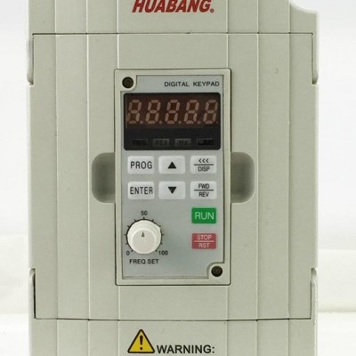 华邦 国产迷你型变频器0.4KW 220V 经济型通用型变频器 高品质调速变频器