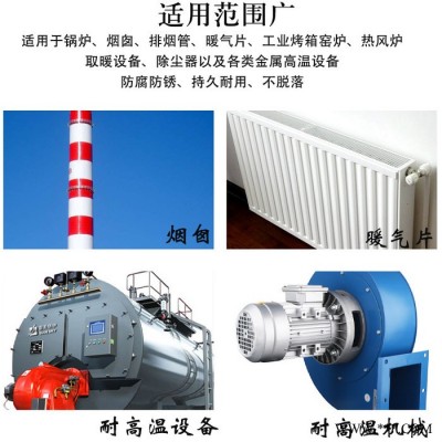 聚信涂料 耐高温金属防锈银粉漆排烟管暖气片专用油漆 耐高温面漆批发 **图4