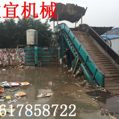 大型液压废纸打包机 卧式废旧纸箱塑料瓶打包机 废旧油漆桶打包机图8
