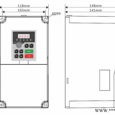 QTZ100系列 QTZA7 系列220V0.75KW专用变频器 变频柜厂家 变频器柜