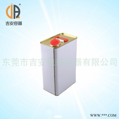 4L 涂白/光身方铁罐 马口铁罐4公斤 JAPC品牌马口铁油漆罐** 价格优惠图2
