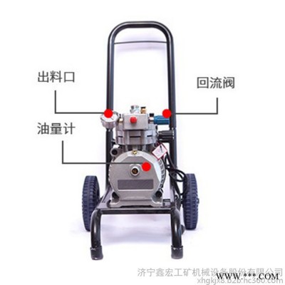 电动高压无气喷涂机 XH-6000T喷乳胶漆机 电动油漆喷漆机