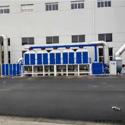 世纪奥瑞厂家生产 家具油漆喷漆废气处理活性炭催化燃烧一体机图6
