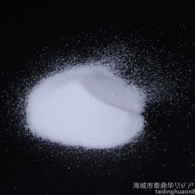 泰鼎华信标线油漆专用白砂 地坪漆质感砂 雪花白砂图3