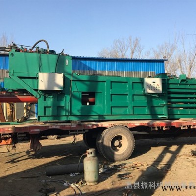 鸡西通用型液压打包机 大型卧式秸秆稻草捆扎机 金属废铁油漆桶打包机设备图2
